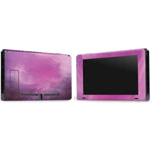 Purple Space Marble Nintendo Switch Bundle Skin