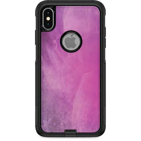 Purple Space Marble Otterbox Commuter iPhone Skin