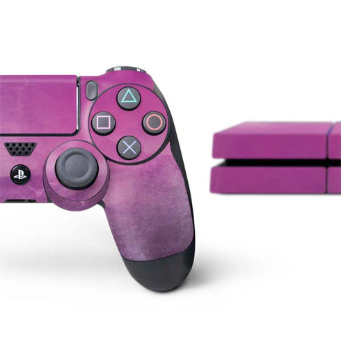 Purple Space Marble PS4 Console and Controller Bundle Skin