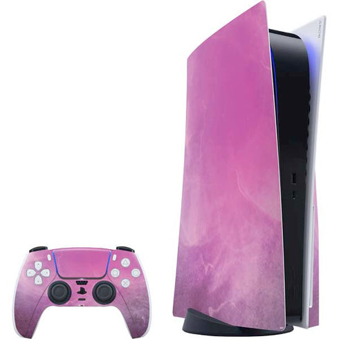 Purple Space Marble PS5 Bundle Skin