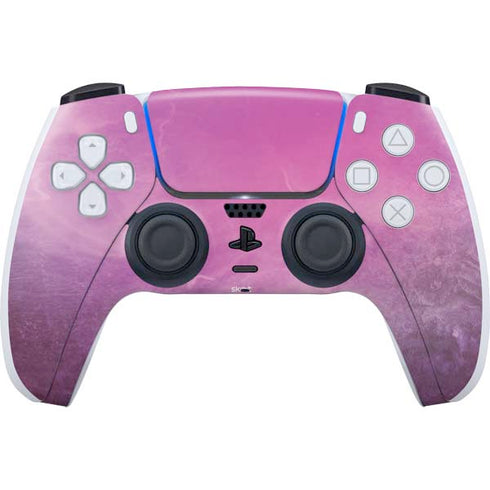 Purple Space Marble PS5 Controller Skin