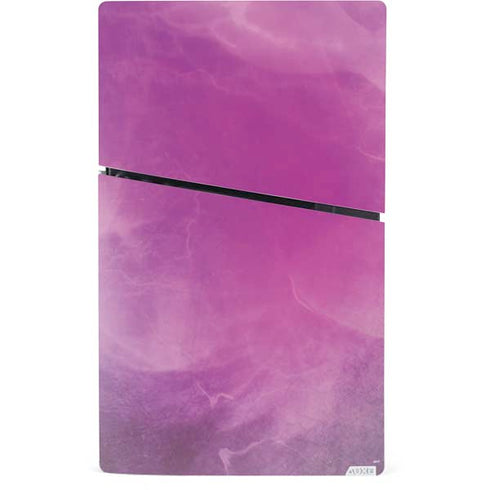 Purple Space Marble PS5 Slim Digital Edition Bundle Skin