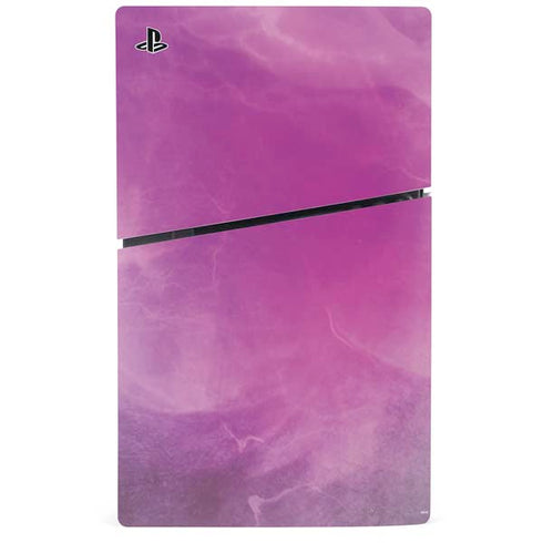 Purple Space Marble PS5 Slim Digital Edition Console Skin