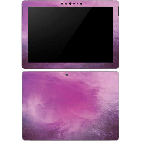 Purple Space Marble Surface Go Skin