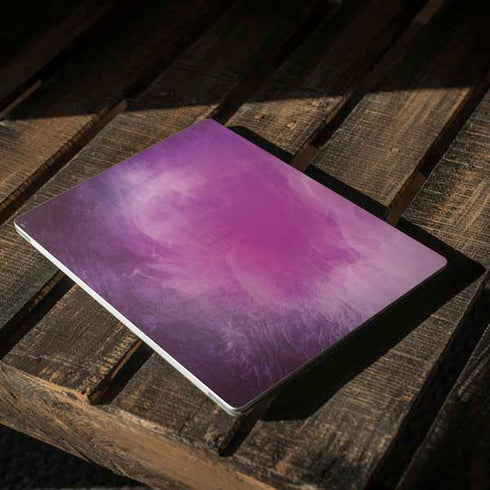 Purple Space Marble Surface Laptop 3 13.5in Skin
