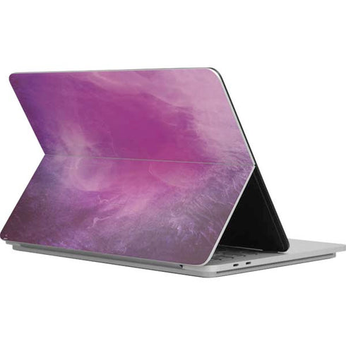 Purple Space Marble Surface Laptop Studio Skin