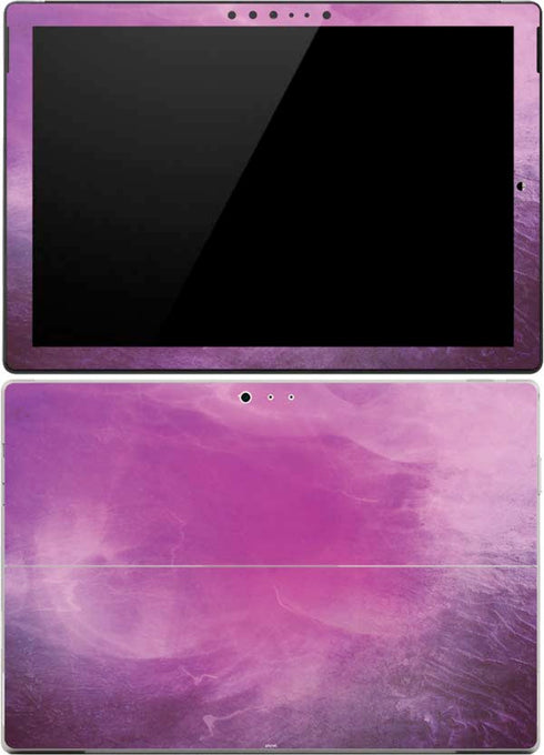Purple Space Marble Surface Pro (2017) Skin