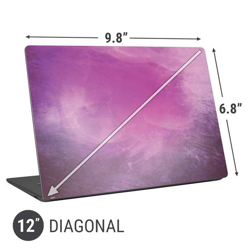 Purple Space Marble Universal Laptop 12in (9.8 x 6.8in) Skin