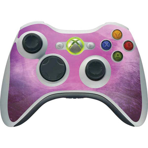 Purple Space Marble Xbox 360 Wireless Controller Skin