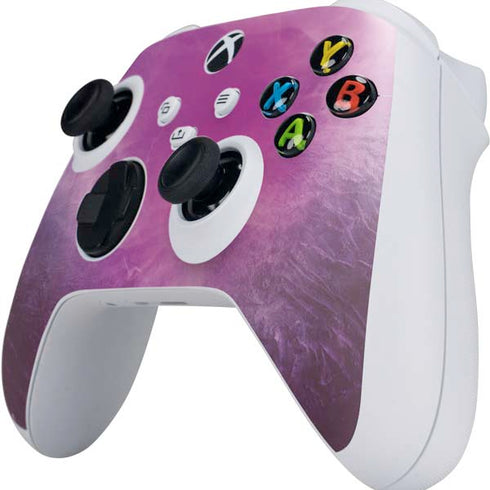 Purple Space Marble Xbox Series S Controller Skin