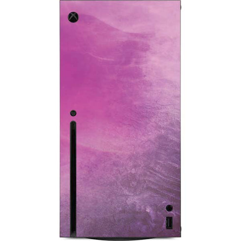 Purple Space Marble Xbox Series X Console Skin