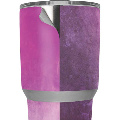 Purple Space Marble Yeti 30oz Rambler Tumbler Skin