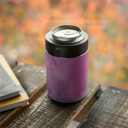 Purple Space Marble Yeti Colster Can Insulator Skin