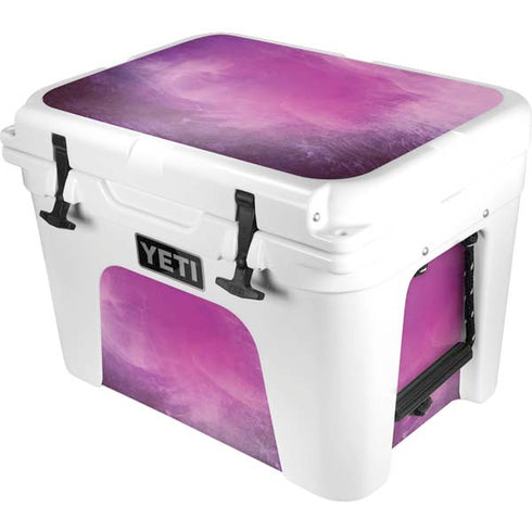 Purple Space Marble YETI Tundra 35 Hard Cooler Skin