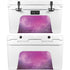 Purple Space Marble YETI Tundra 45 Hard Cooler Skin