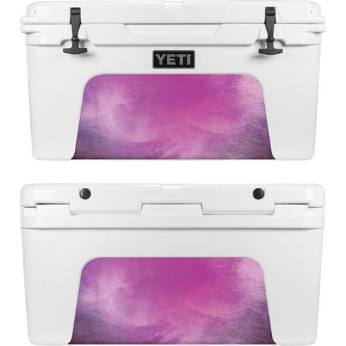Purple Space Marble YETI Tundra 75 Hard Cooler Skin