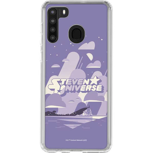 Cartoon Network Steven Universe Purple Steven Universe Galaxy A21 Clear Case