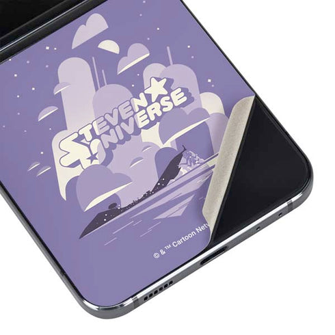 Cartoon Network Steven Universe Purple Steven Universe Galaxy Z Flip5 5G Skin