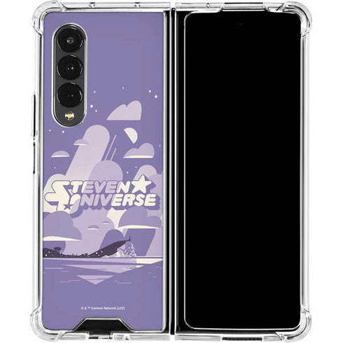 Cartoon Network Steven Universe Purple Steven Universe Galaxy Z Fold4 5G Clear Case