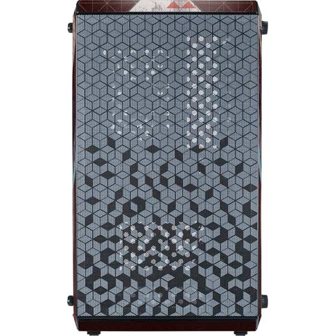 DC Comics Superman Purple Abstract Collage Cooler Master MasterBox Q300L Mini Tower Skin