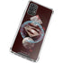 DC Comics Superman Purple Abstract Collage Galaxy A32 5G Clear Case