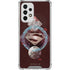 DC Comics Superman Purple Abstract Collage Galaxy A53 5G Clear Case