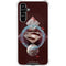 DC Comics Superman Purple Abstract Collage Galaxy A54 5G Clear Case