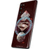 DC Comics Superman Purple Abstract Collage Galaxy S20 Fan Edition Skin