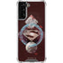DC Comics Superman Purple Abstract Collage Galaxy S21 FE Clear Case