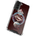 DC Comics Superman Purple Abstract Collage Galaxy S21 FE Clear Case