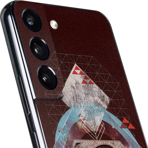 DC Comics Superman Purple Abstract Collage Galaxy S22 Plus Skin