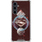 DC Comics Superman Purple Abstract Collage Galaxy S23 FE Clear Case