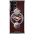 DC Comics Superman Purple Abstract Collage Galaxy S24 Ultra Clear Case