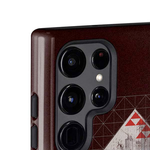 DC Comics Superman Purple Abstract Collage Galaxy S24 Ultra Impact Case