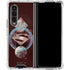 DC Comics Superman Purple Abstract Collage Galaxy Z Fold4 5G Clear Case