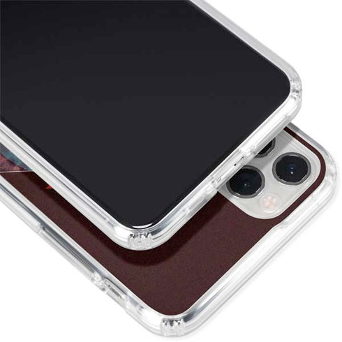 DC Comics Superman Purple Abstract Collage iPhone 11 Pro Clear Case