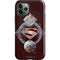 DC Comics Superman Purple Abstract Collage iPhone 12 Pro Impact Case