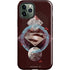 DC Comics Superman Purple Abstract Collage iPhone 12 Pro Impact Case