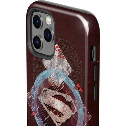 DC Comics Superman Purple Abstract Collage iPhone 12 Pro Max Impact Case