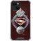 DC Comics Superman Purple Abstract Collage iPhone 13 Mini Clear Case