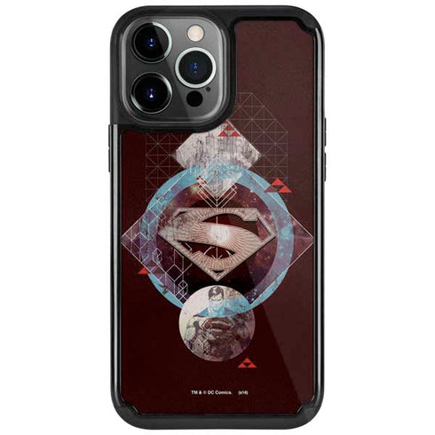 DC Comics Superman Purple Abstract Collage iPhone 13 Pro Cargo Case