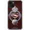 DC Comics Superman Purple Abstract Collage iPhone 14 Plus Clear Case