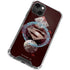 DC Comics Superman Purple Abstract Collage iPhone 14 Plus Clear Case
