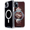 DC Comics Superman Purple Abstract Collage iPhone 14 Plus MagSafe Case