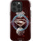 DC Comics Superman Purple Abstract Collage iPhone 14 Pro Impact Case