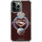 DC Comics Superman Purple Abstract Collage iPhone 14 Pro Max Clear Case