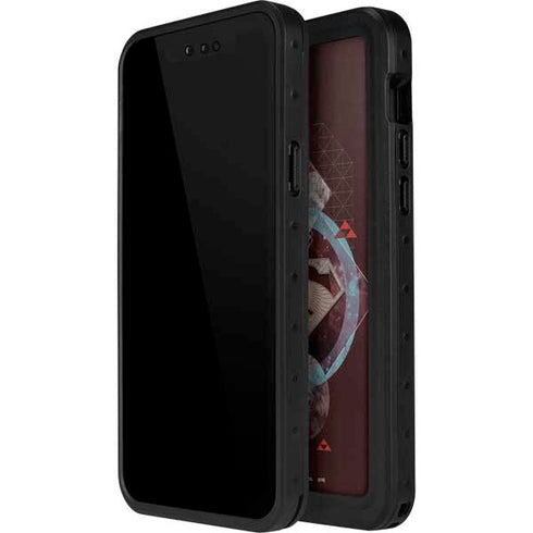 DC Comics Superman Purple Abstract Collage iPhone 15 Pro Waterproof Case