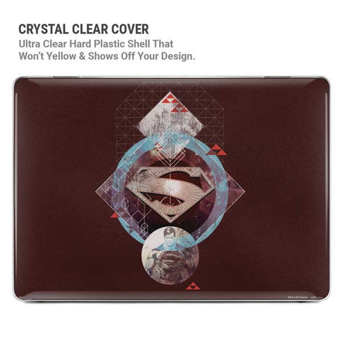 DC Comics Superman Purple Abstract Collage MacBook Air 13in M1 (2021) Case plus Skin