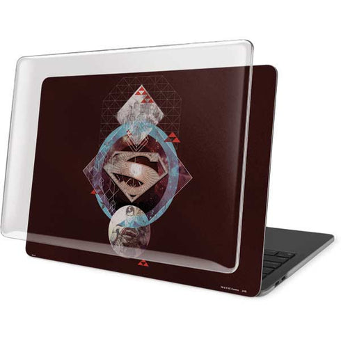 DC Comics Superman Purple Abstract Collage MacBook Pro 16in (2019-20) Case plus Skin