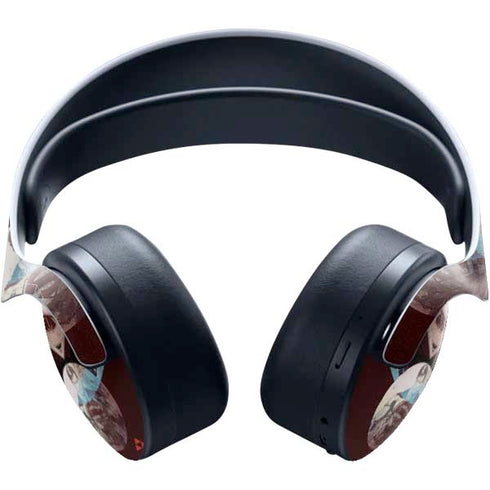 DC Comics Superman Purple Abstract Collage PULSE 3D Wireless Headset for PS5 Skin